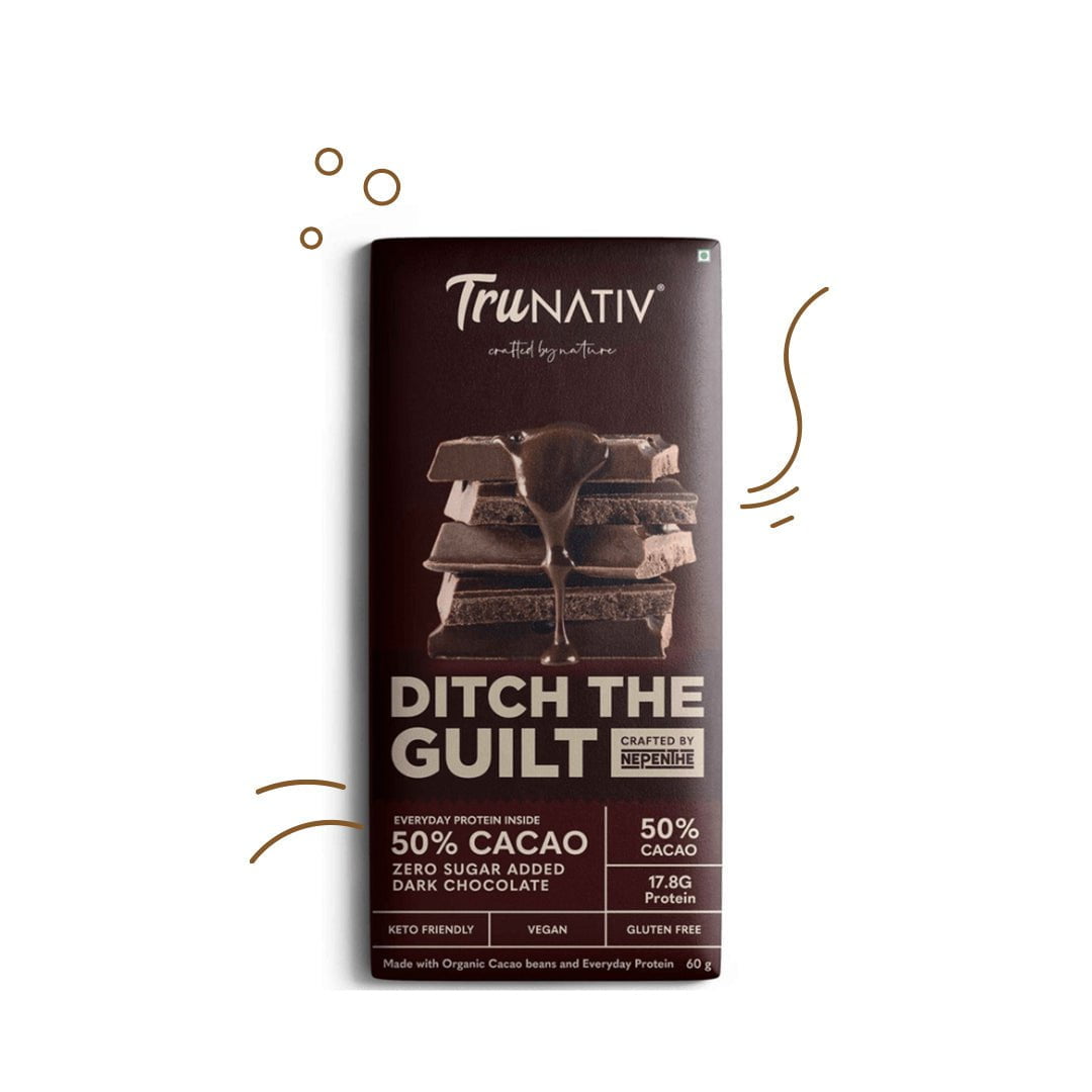 TruNativ x Ditch The Guilt - Assorted Chocolate Bars (Pack of 4)