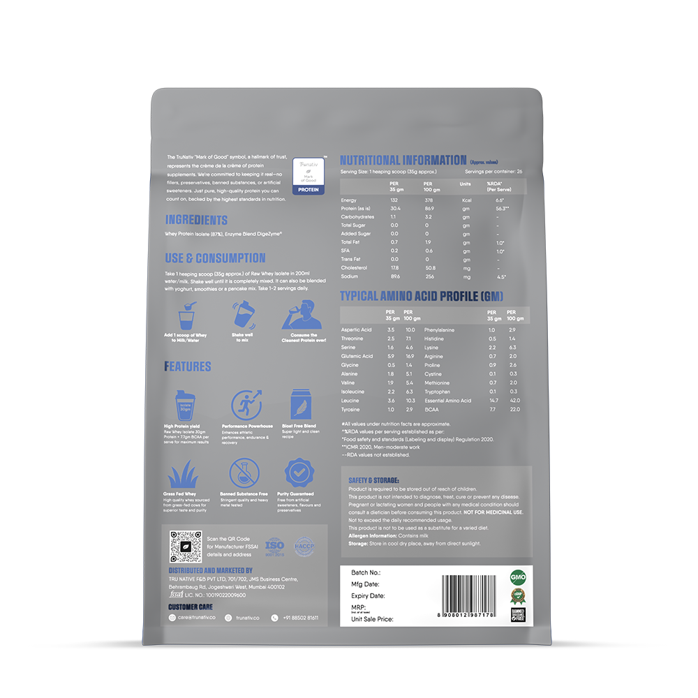 Raw Whey Isolate